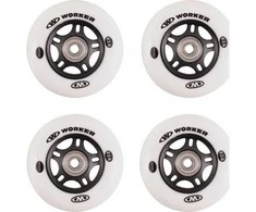 Ratukai riedučiams WORKER 70mm ABEC-5 Carbon