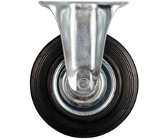 Ratukas VOREL D-160mm Guminis, Juodas