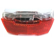 Raudonas LED galinis žibintas Vision Solo 156-E04 poilsio dviračiui - GAZELLE - Anties bagažinės