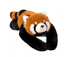 Raudonas Panda Mascot 60 cm XXL jutiminis svertas pliušinis minkštas žaislas