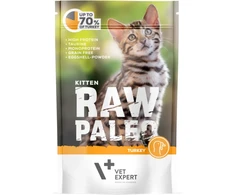 Vetexpert RAW PALEO Kitten Cat kalakutiena – šlapias maistas kačiukams – 100 g