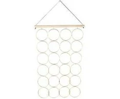 Rayher Sienos dekoras Žiedai 42x62x2cm/24 x Ø10cm med./metal./aukso sp.