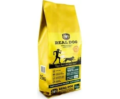 Real Dog Sensitive 15kg pašaras suaugusiems šunims su ėriena ir ryžiais
