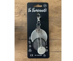 Refloactive ATŠSpindintysis pakabukas, sertifikuotas AGR LA LUMINOSITE, 3 vnt. žiedų raktų pakabukas