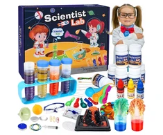 Regmag LITTLE CHEMIST LABORATORY RINKINYS 80 EKSPERIMENTŲ VULKANINIS VAIKAMS + E. KNYGA