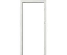 Reguliuojama durų stakta PORTA SYSTEM, baltos sp., 746 x 2038 x 75 - 95 mm, kairė