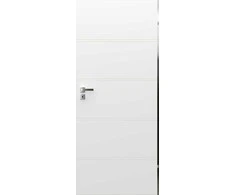 Reguliuojama durų stakta TRIM SIMPLE, baltos sp., 846 x 2038 x 95 - 135 mm, kairė