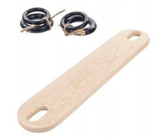 Reguliuojama pėdų atrama IKEA Antilop kėdei, medinė, PUŠO spalva, aMami