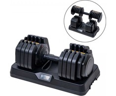 Reguliuojamas vienos rankos hantelis inSPORTline DuraBell® 5–41 kg