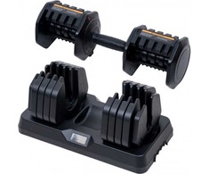 Reguliuojamas vienos rankos hantelis inSPORTline DuraBell® 5–41 kg