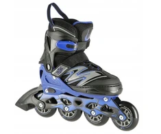 Riedučiai NA11010 Juodas-Mėlynas ROZM. M (35-38) IN-LINE SKATES NILS EXTREME