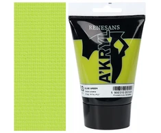 Renesans A'kryl 100 ml akriliniai dažai - 83 Alyvuogių žali