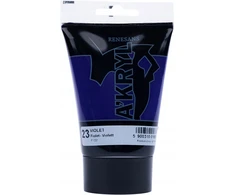 Renesans A'kryl 100ml Akriliniai Dažai - 23 Violetinė