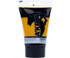 Renesans A'kryl 100ml akriliniai dažai - 12 Ochra Geltona