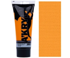 Renesans A'kryl Akriliniai Dažai, Oranžinė Geltona, 200ml