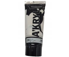 Renesans A'kryl Metalo Akriliniai Dažai - 200 ml - 29 Platina