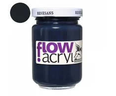 Renesans Flow Akriliniai Dažai 110ml - Tamsiai Mėlyni