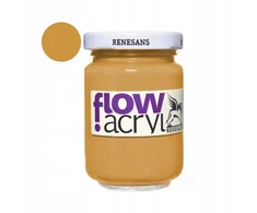 Renesans Flow Akrilo Dažai 110ml, Geltonas Okeris