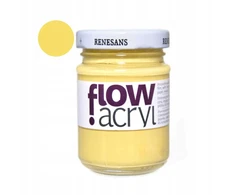 Renesans Flow Akrilo Dažai 110ml - Neapolio Geltonos