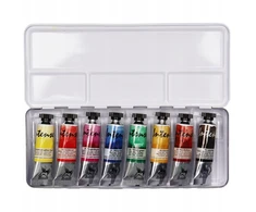 Renesans Intense Vanduo akvareliniai dažai, 8 x 15 ml