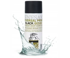 Renesans Universalus juodas gruntas Gesso purškiamas 400ml
