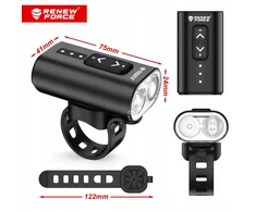 Renew Force GALINGAS LED DVIRAČIO LEMPAS ACU USB DVIRAČIO PRIEKINIAI + GALINIAI 13 REŽIMŲ