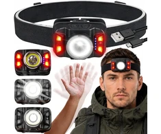 Renew Force GALINGAS LED PRIEKINIS LEMPAS |6 REŽIMAI| GALUTĖ SU JUDESIO JUTIKLIO AKUMULIATORIU
