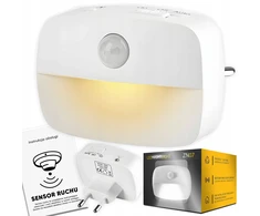 Renew Force LED naktinis apšvietimas, skirtas kontaktui su „Twilight Motion Sensor“ 3 režimų lizdu