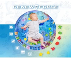 Renew Force SPALVOTAS JAUTINIS VANDENS KILIMAS KŪDIKIAMS IR VAIKAMS PRIPUČIAMAS SPALVOTAS 105