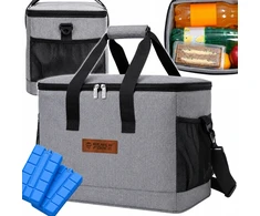 Renew Force THERMAL BAG Beach PICNIC Travel Tourist XXL +2x NEMOKAMAS Įdėklas