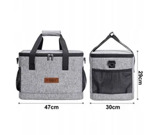 Renew Force THERMAL BAG Beach PICNIC Travel Tourist XXL +2x NEMOKAMAS Įdėklas