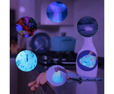 Renew Force UV BIRŠTYNAS GINTARO DETEKTORIUI NAGŲ nešvarumų detektoriumi 21LED