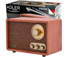 Retro Bluetooth radijas | Elegantiškas dizainas | Aukšta garso kokybė – Adler AD 1171