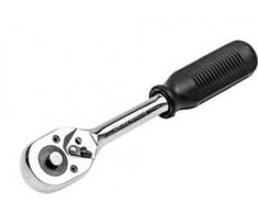 Faster Tools Reversinis raktas 1/4 CrV Guminiu rankena 45 dantukų