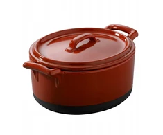 Revol Oval Puod 466 ml Porcelianinis su dangteliu