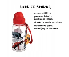 Rex London Dinozaurų rinkinys: maisto dėžutė ir gertuvė