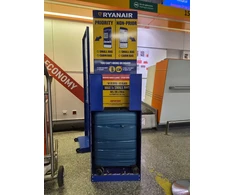 RGL Mažas nesuardomas lagaminas CABIN POLYPROPYLENE 4 WHEELS WIZZAIR, RYANAIR