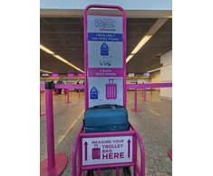 RGL Mažas nesuardomas lagaminas CABIN POLYPROPYLENE 4 WHEELS WIZZAIR, RYANAIR