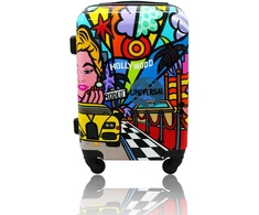 RGL Mažas salono lagaminas TOURIST TRAVEL BAG ON WHEELS ABS CABIN