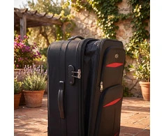 RGL MEDIUM XL TRAVEL lagaminas MINKŠTAS AUDINIS ant 4 ratų