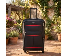 RGL MEDIUM XL TRAVEL lagaminas MINKŠTAS AUDINIS ant 4 ratų