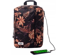 RGL Rankinio bagažo kuprinė lėktuvui USB 40x30x20 + NEMOKAMA pakabinama spyna