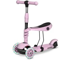 „Ricokids Cubi“ triratis paspirtukas – rožinis