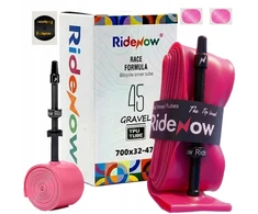 RideNow 700x32/47C Presta FV65mm TPU vidinis vamzdis Ultralight Gravel Allroad Presta