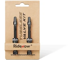 Ridenow Ride Now TUBELESS vožtuvai - 65 mm - 2 vnt. juodi