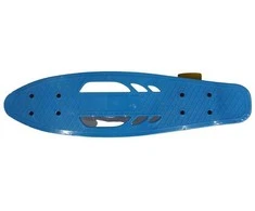 Riedlentė TD Sport 56x15cm/PU ABEC5 mėlyna/su išpjovomis