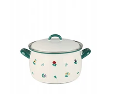RIESS Aukštas puodas 1,5l 16cm GMUNDNER Streublumen ENAMEL AUSTRIA