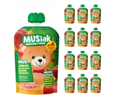 Rinkinys 13 × MUSiak obuolių persikų bananų kriaušių 100g