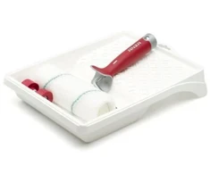 Rinkinys ANZA PLATINUM ANTEX, vonelė ir volelis su rankena 18 cm, alyvavimui, lakavimui ir dažymui
