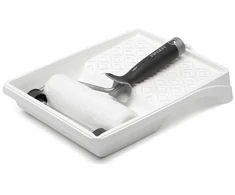 Rinkinys ANZA PLATINUM ANTEX, vonelė ir volelis su rankena 18 cm, alyvavimui, lakavimui ir dažymui